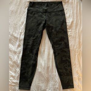 lululemon athletica Dark Camouflage Leggings